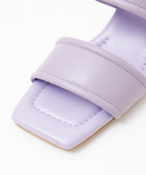 PICHE ABAHOUSE(ピシェ アバハウス)の「パフィーベルトサンダル(サンダル・レディース・ブラック/ベージュ/ラベンダー・35/36/37/38/39)」の14枚目の写真