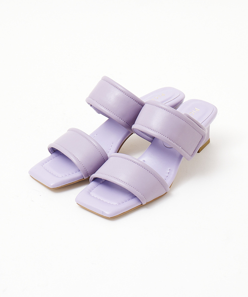 PICHE ABAHOUSE(ピシェ アバハウス)の「パフィーベルトサンダル(サンダル・レディース・ブラック/ベージュ/ラベンダー・35/36/37/38/39)」の15枚目の写真