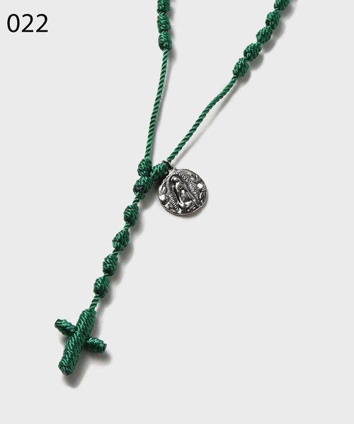 TAKEO KIKUCHI(タケオキクチ)の「【OJO DE MEX】Mexican Rosario Necklace(ネックレス・メンズ・ライトブルー/ブラック/パープル/イエロー/キャメル/グリーン/ピンク系/レッド系1・00)」の14枚目の写真