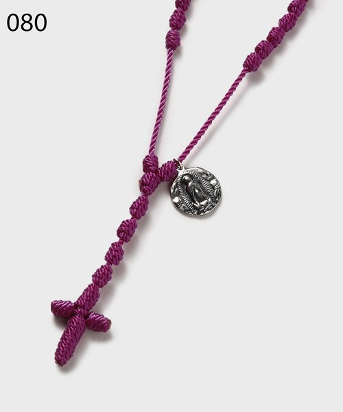 TAKEO KIKUCHI(タケオキクチ)の「【OJO DE MEX】Mexican Rosario Necklace(ネックレス・メンズ・ライトブルー/ブラック/パープル/イエロー/キャメル/グリーン/ピンク系/レッド系1・00)」の17枚目の写真