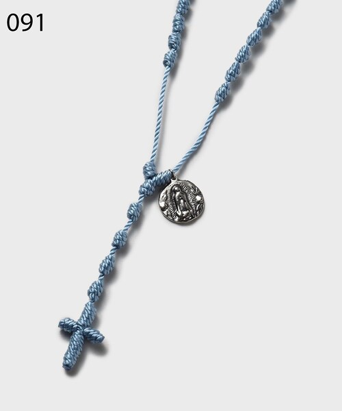TAKEO KIKUCHI(タケオキクチ)の「【OJO DE MEX】Mexican Rosario Necklace(ネックレス・メンズ・ライトブルー/ブラック/パープル/イエロー/キャメル/グリーン/ピンク系/レッド系1・00)」の18枚目の写真