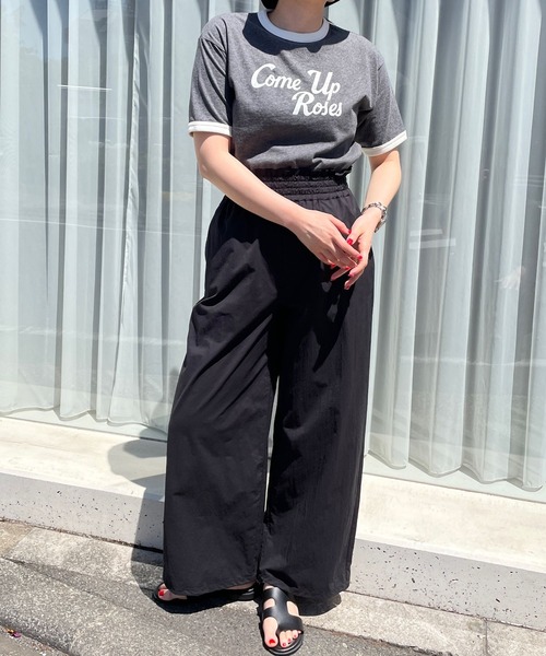 LOWRYS FARM(ローリーズファーム)の「リンガーTシャツSS 704169(Tシャツ/カットソー・レディース・グレー/チャコールグレー/アイボリー・FREE)」の12枚目の写真