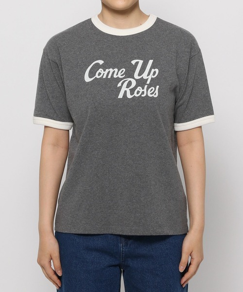 LOWRYS FARM(ローリーズファーム)の「リンガーTシャツSS 704169(Tシャツ/カットソー・レディース・グレー/チャコールグレー/アイボリー・FREE)」の20枚目の写真