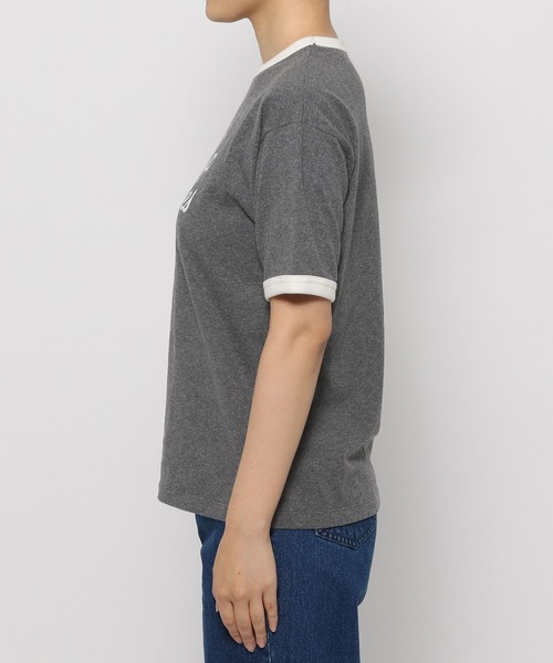 LOWRYS FARM(ローリーズファーム)の「リンガーTシャツSS 704169(Tシャツ/カットソー・レディース・グレー/チャコールグレー/アイボリー・FREE)」の21枚目の写真