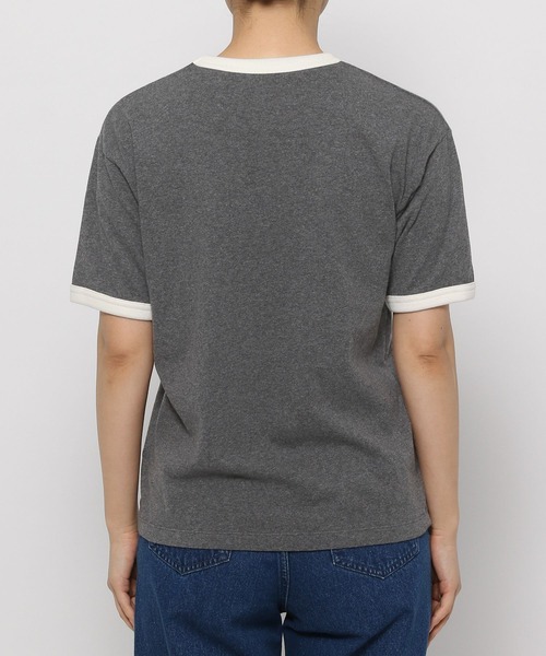 LOWRYS FARM(ローリーズファーム)の「リンガーTシャツSS 704169(Tシャツ/カットソー・レディース・グレー/チャコールグレー/アイボリー・FREE)」の22枚目の写真
