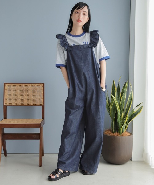 LOWRYS FARM(ローリーズファーム)の「リンガーTシャツSS 704169(Tシャツ/カットソー・レディース・グレー/チャコールグレー/アイボリー・FREE)」の15枚目の写真