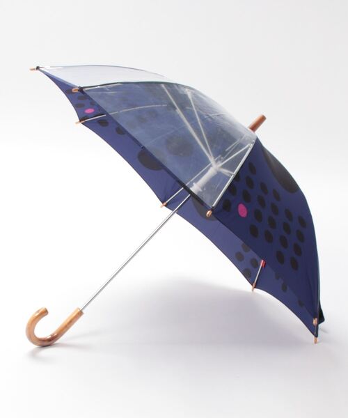 392 plusm（サンキューニプリュスエム）の「Umbrella Kids 50 - maru - 790173（長傘・キッズ・イエロー/ネイビー/レッド・50cm）」の2枚目の写真
