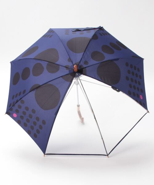 392 plusm（サンキューニプリュスエム）の「Umbrella Kids 50 - maru - 790173（長傘・キッズ・イエロー/ネイビー/レッド・50cm）」の4枚目の写真