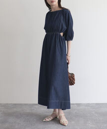 fredy emue | 【fredy emue】ウエストカットアウトデニムワンピース(ワンピース)