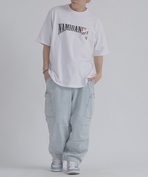 RE730(アールイーセブンサーティー)の「RE730 エンジェルになったなみおくん 半袖Tシャツ(Tシャツ/カットソー・メンズ・ブラック/オフホワイト・MEDIUM/LARGE/X-LARGE)」の15枚目の写真