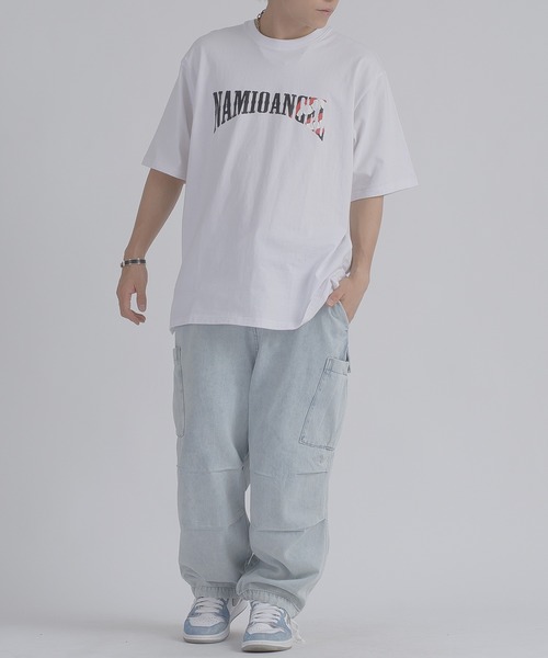 RE730(アールイーセブンサーティー)の「RE730 エンジェルになったなみおくん 半袖Tシャツ(Tシャツ/カットソー・メンズ・ブラック/オフホワイト・MEDIUM/LARGE/X-LARGE)」の21枚目の写真