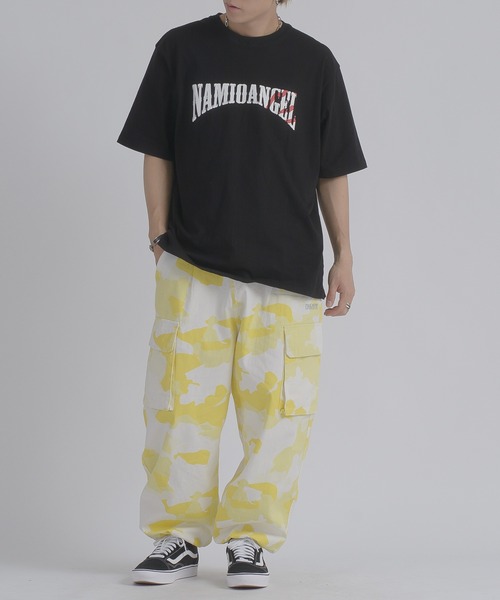 RE730(アールイーセブンサーティー)の「RE730 エンジェルになったなみおくん 半袖Tシャツ(Tシャツ/カットソー・メンズ・ブラック/オフホワイト・MEDIUM/LARGE/X-LARGE)」の13枚目の写真