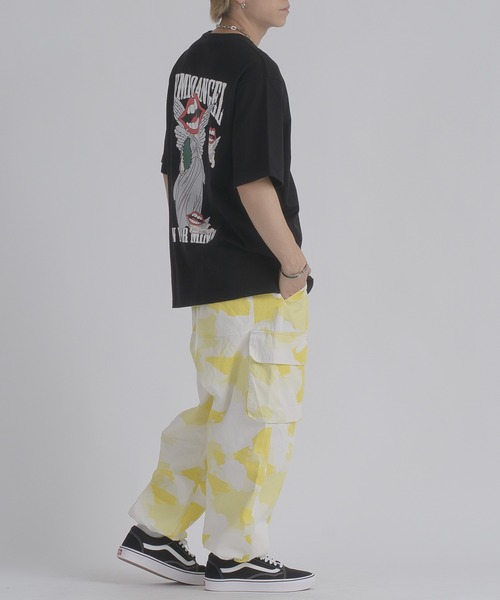 RE730(アールイーセブンサーティー)の「RE730 エンジェルになったなみおくん 半袖Tシャツ(Tシャツ/カットソー・メンズ・ブラック/オフホワイト・MEDIUM/LARGE/X-LARGE)」の11枚目の写真