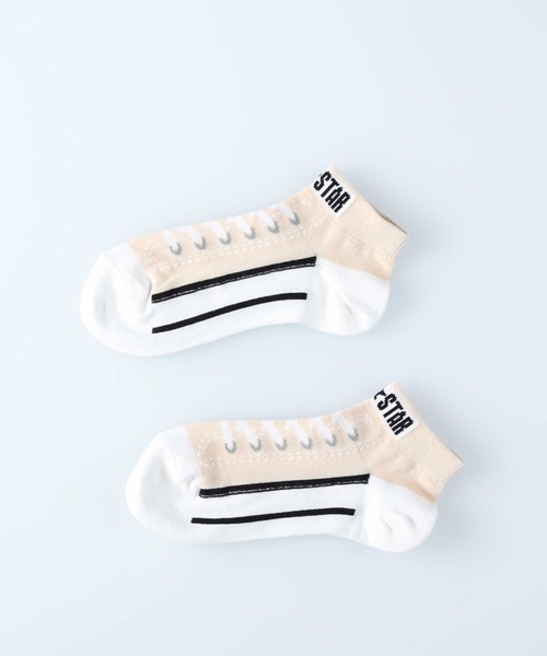 CONVERSE（コンバース）の「【CONVERSE】スニーカー柄ソックス３Ｐ（ソックス/靴下・レディース・ブルー/ネイビー・M/S）」の3枚目の写真