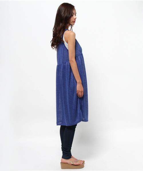 チャイハネ(チャイハネ)の「【チャイハネ】フォークロアテープロングベスト / ロングジレ(ベスト・レディース・ホワイト/オレンジ/ブルー/ブラック/グリーン・FREE)」の7枚目の写真