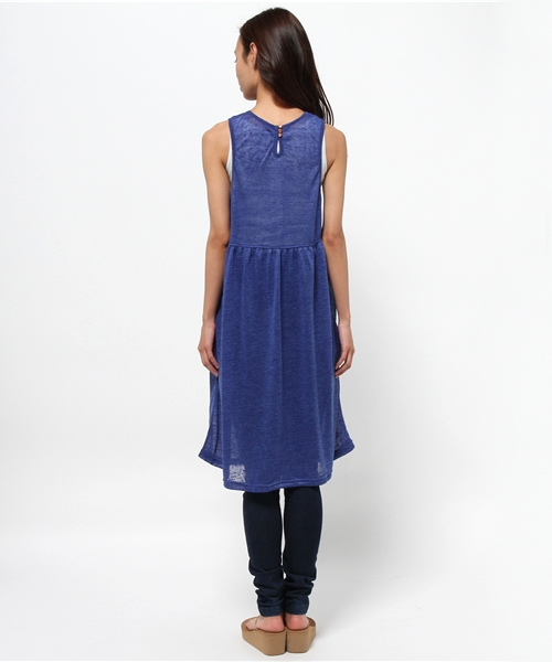 チャイハネ(チャイハネ)の「【チャイハネ】フォークロアテープロングベスト / ロングジレ(ベスト・レディース・ホワイト/オレンジ/ブルー/ブラック/グリーン・FREE)」の8枚目の写真