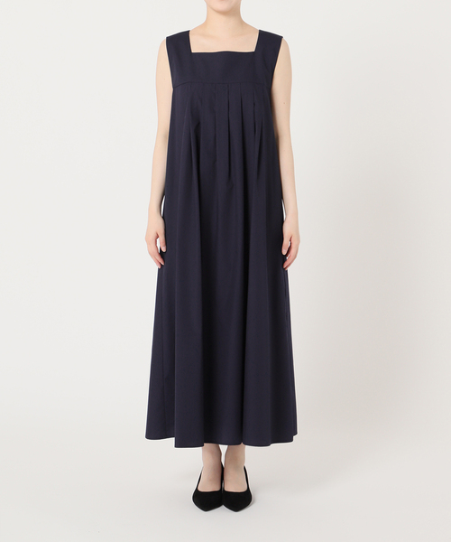 スクエアネックコクーンワンピース （NAVY） アニュアンス anuans スクエアネックコクーンワンピース （NAVY