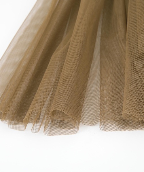 titivate(ティティベイト)の「チュールティアードギャザースカート(スカート・レディース・ブラック系その他/グレー/ブラック/オリーブ/アイボリー・S/M/L)」の22枚目の写真