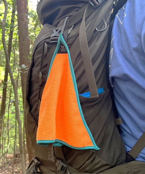 entre square（アントレスクエアー）の「bcl / 585 サンカクハンドタオル マイクロファイバー（アウトドアグッズ・レディース・オレンジ/グリーン/パープル/グレー・ONE SIZE）」の22枚目の写真