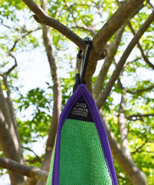 entre square（アントレスクエアー）の「bcl / 585 サンカクハンドタオル マイクロファイバー（アウトドアグッズ・レディース・オレンジ/グリーン/パープル/グレー・ONE SIZE）」の10枚目の写真