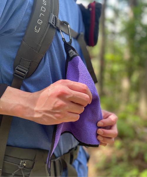 entre square（アントレスクエアー）の「bcl / 585 サンカクハンドタオル マイクロファイバー（アウトドアグッズ・レディース・オレンジ/グリーン/パープル/グレー・ONE SIZE）」の21枚目の写真