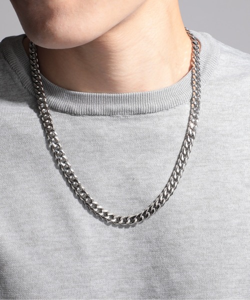 SETUP7（セットアップセブン）の「【SETUP7】necklace ステンレスネックレス/アレルギー対応 SSS（ネックレス・メンズ・シルバー・FREE）」の3枚目の写真