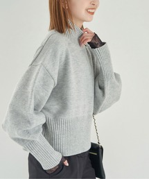 ROPE' PICNIC | パチパチしにくい・洗濯機OK/スタイルアップが叶うクロップドカラフルニット(ニット/セーター)