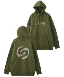 SILAS | SPUTTERING LOGO WIDE HOODIE(パーカー)