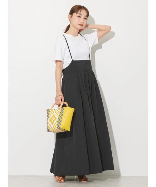 AMERICAN HOLIC（アメリカンホリック）の「丈違い2WAYバックリボンワンピース（ワンピース・レディース・ブラック/ベージュ・L/M）」の15枚目の写真