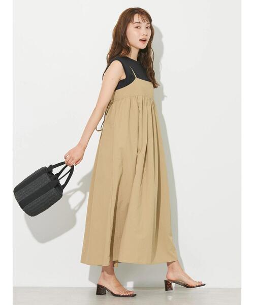Demi-LuxeBEAMS　ワンピース　2way 　バックリボンワンピース AMERICAN HOLIC（アメリカンホリック）の「丈違い2WAYバック