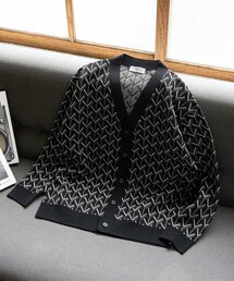 417 EDIFICE | ジオメパターン ジャガードカーディガン(カーディガン/ボレロ)