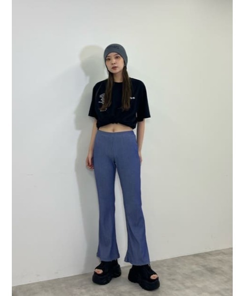 驚きの値段で】 MEER. RIB パンツ PT VELVET HEM パンツ - パンツ