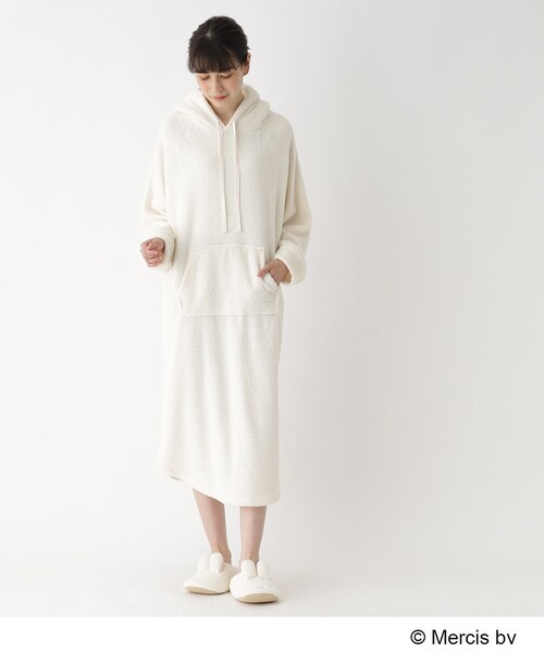 Miffy（ ミッフィー）の「◆【コラボ】OPAQUE.CLIP×miffy ルームシューズ（ルームシューズ/スリッパ・レディース・ライトブルー/オフホワイト・00）」の4枚目の写真