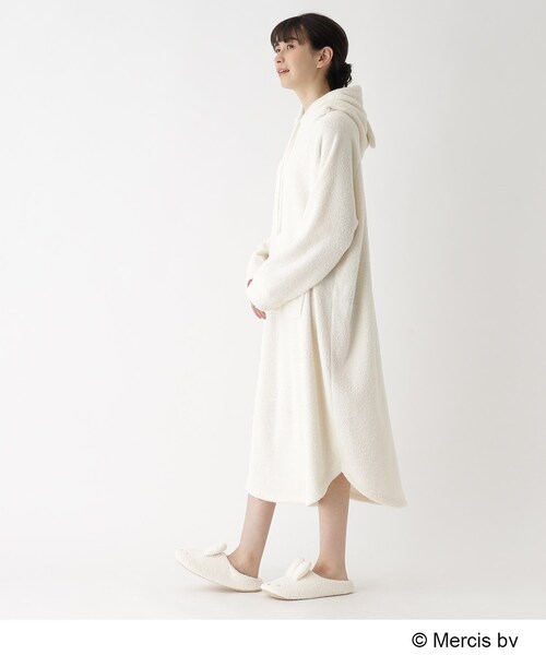 Miffy（ ミッフィー）の「◆【コラボ】OPAQUE.CLIP×miffy ルームシューズ（ルームシューズ/スリッパ・レディース・ライトブルー/オフホワイト・00）」の5枚目の写真