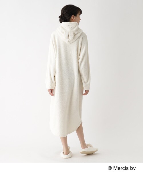 Miffy（ ミッフィー）の「◆【コラボ】OPAQUE.CLIP×miffy ルームシューズ（ルームシューズ/スリッパ・レディース・ライトブルー/オフホワイト・00）」の6枚目の写真