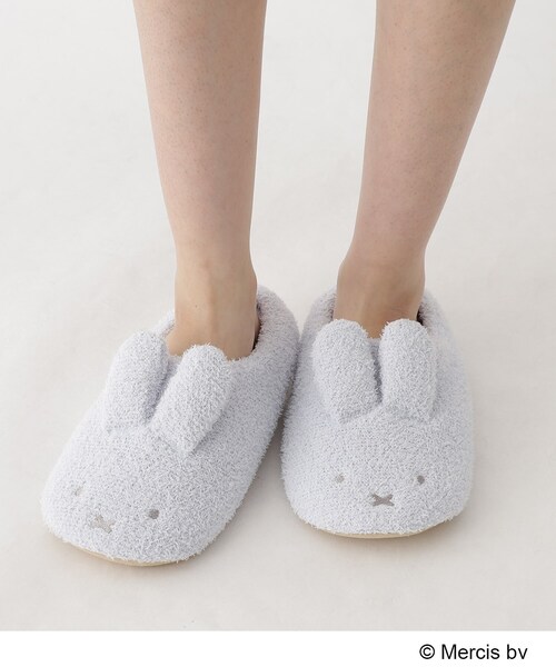 Miffy（ ミッフィー）の「◆【コラボ】OPAQUE.CLIP×miffy ルームシューズ（ルームシューズ/スリッパ・レディース・ライトブルー/オフホワイト・00）」の10枚目の写真