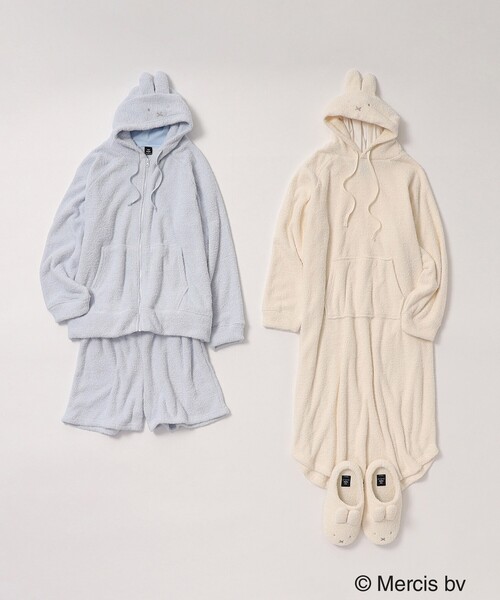 Miffy（ ミッフィー）の「◆【コラボ】OPAQUE.CLIP×miffy ルームシューズ（ルームシューズ/スリッパ・レディース・ライトブルー/オフホワイト・00）」の18枚目の写真