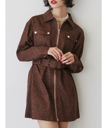 jouetie | フロントZIPミニワンピース(ワンピース)