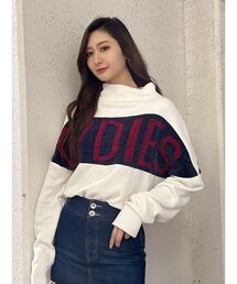 GYDA | GYDIESベロアモールニットトップス(ニット/セーター)