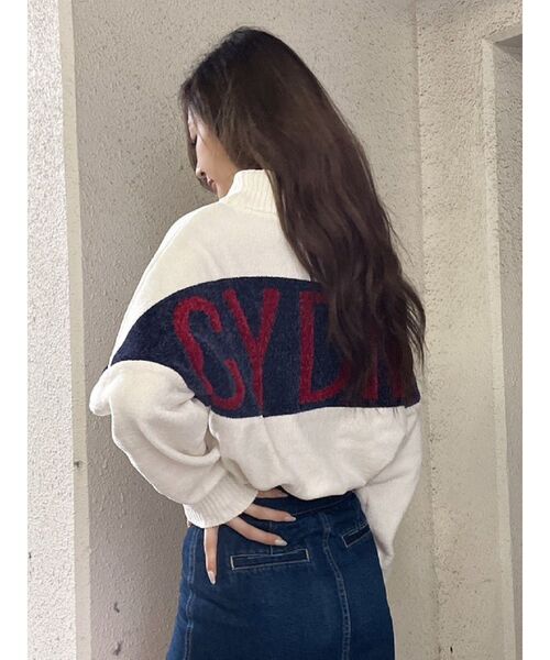 GYDA（ジェイダ）の「GYDIESベロアモールニットトップス（ニット/セーター・レディース・ブラック/グレー/オフホワイト・FREE）」の12枚目の写真