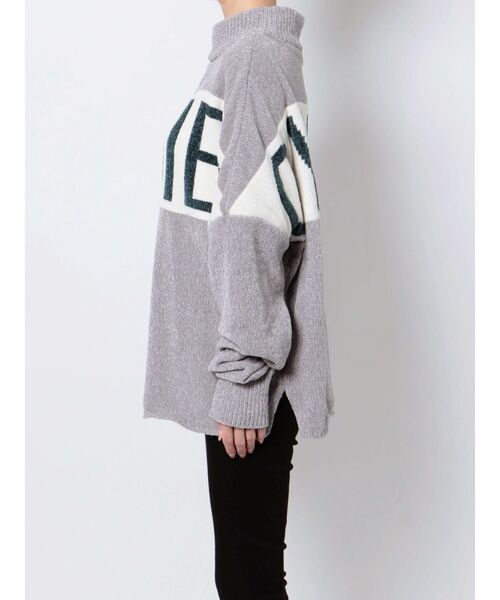 GYDA（ジェイダ）の「GYDIESベロアモールニットトップス（ニット/セーター・レディース・ブラック/グレー/オフホワイト・FREE）」の19枚目の写真