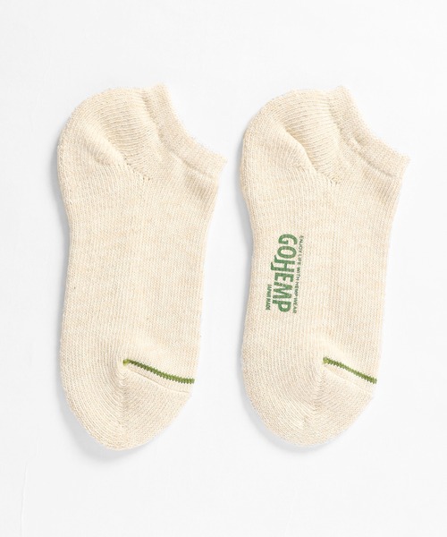 ROOPTOKYO（ループトウキョウ）の「ANONYMOUSISM/アノニマスイズム GO HEMP OCパイルアンクル 靴下（ソックス/靴下・メンズ・オートミール/ネイビー/ワイン/カーキ/グレー・25～27cm）」の12枚目の写真