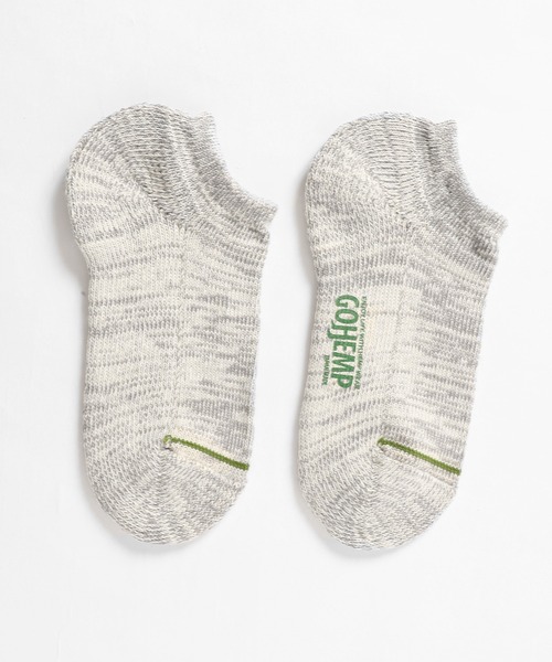 ROOPTOKYO（ループトウキョウ）の「ANONYMOUSISM/アノニマスイズム GO HEMP OCパイルアンクル 靴下（ソックス/靴下・メンズ・オートミール/ネイビー/ワイン/カーキ/グレー・25～27cm）」の9枚目の写真