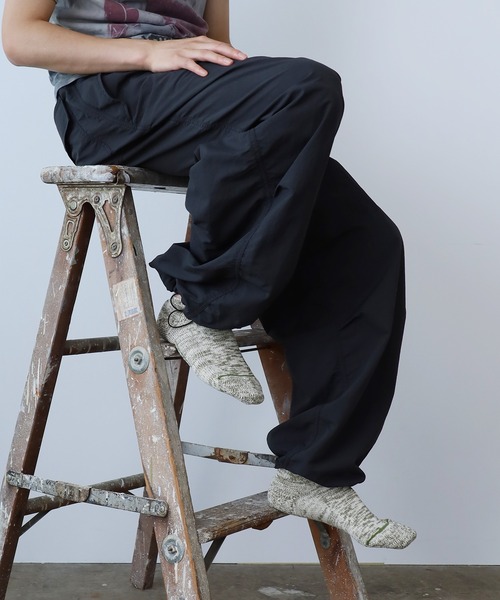 ROOPTOKYO（ループトウキョウ）の「ANONYMOUSISM/アノニマスイズム GO HEMP OCパイルアンクル 靴下（ソックス/靴下・メンズ・オートミール/ネイビー/ワイン/カーキ/グレー・25～27cm）」の16枚目の写真