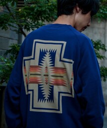 PENDLETON | 【PENDLETON/ペンドルトン】別注オーバーサイズスウェット コラボ バックプリント ラグラン(スウェット)
