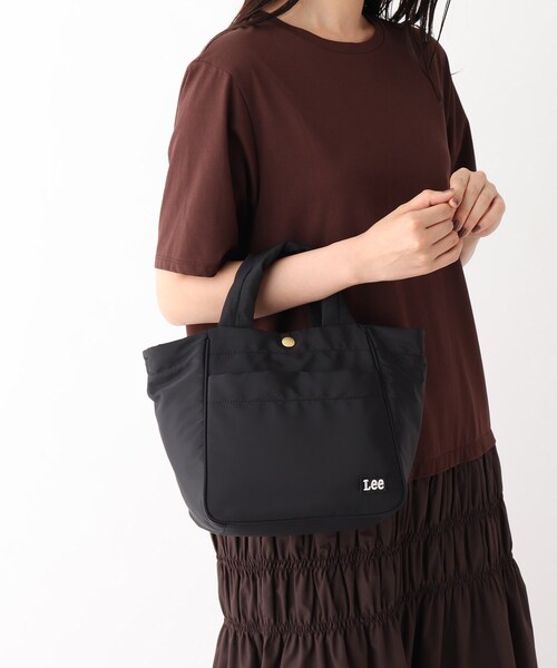 Lee(リー)の「◆【コラボ商品】Lee × OPAQUE.CLIP 2WAYシンプルトート(トートバッグ・レディース・カーキ/ベージュ/ライトグレー/ブラック・00)」の2枚目の写真