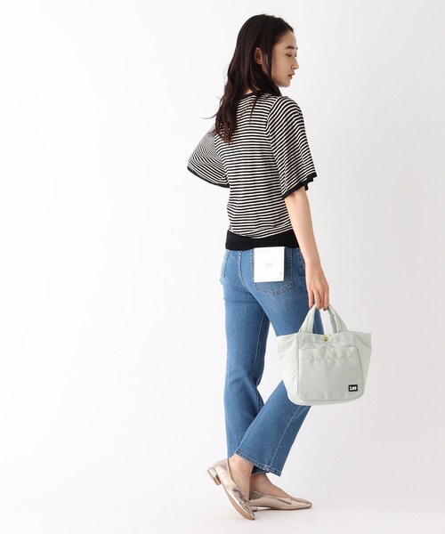 Lee(リー)の「◆【コラボ商品】Lee × OPAQUE.CLIP 2WAYシンプルトート(トートバッグ・レディース・カーキ/ベージュ/ライトグレー/ブラック・00)」の5枚目の写真