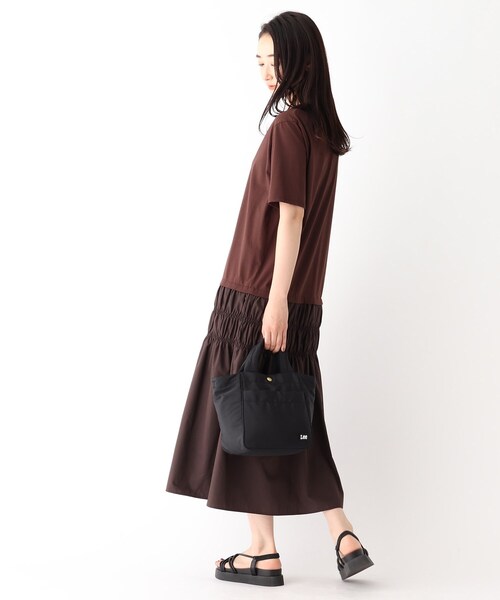 Lee(リー)の「◆【コラボ商品】Lee × OPAQUE.CLIP 2WAYシンプルトート(トートバッグ・レディース・カーキ/ベージュ/ライトグレー/ブラック・00)」の8枚目の写真
