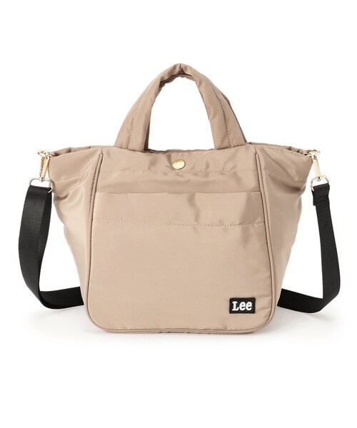 Lee(リー)の「◆【コラボ商品】Lee × OPAQUE.CLIP 2WAYシンプルトート(トートバッグ・レディース・カーキ/ベージュ/ライトグレー/ブラック・00)」の16枚目の写真