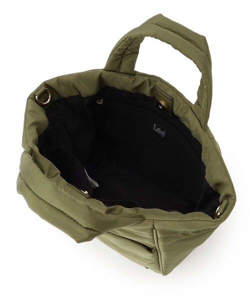 Lee(リー)の「◆【コラボ商品】Lee × OPAQUE.CLIP 2WAYシンプルトート(トートバッグ・レディース・カーキ/ベージュ/ライトグレー/ブラック・00)」の22枚目の写真